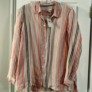 J Jill striped shirt